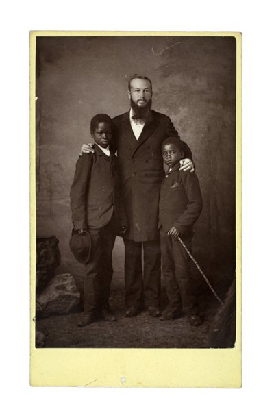 Two Boys from the Congo Training Institute for African Students, Llangollen, Wales by Lettsome and Sons